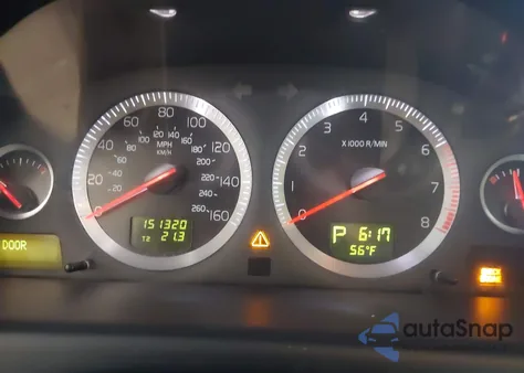 2006 Volvo S80 2.5T из США, поврежденный, VIN YV1TS592661436891